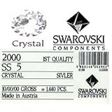 SWAROVSKI Flatback Rhinestones - 10 Gross - SS5 - 1.8mm - 1440 pieces.