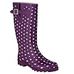 Women's Ditsy Dots Rain Boots - Purple