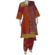 Embroidered Salwar Kameez Cotton Casual Dress Size L (slk404)
