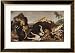 Bear Hunt Or, Battle Between Dogs and Bears Framed Art Poster Print by Paul De Vos, 32x24