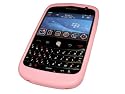 Baby Pink Silicone Skin Case Cover for BlackBerry Bold 9000 + Screen Protector