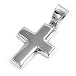 Sterling Silver Pendant - Cross - Polished - 20mm Height