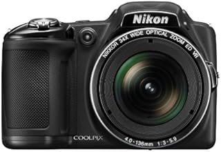 Nikon COOLPIX L830 16 MP CMOS Digital Camera with 34x Zoom NIKKOR Lens and Full 1080p HD Video (Black) (Discontinued by Manufacturer)