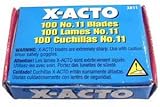 X-Acto Sharp Point Blade, #11, 100/Pk