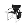 Ming's Mark SL1206-BLACK Black Heavy Duty Full Back Folding Director's Chair