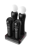 PlayStation 3 - BAY 4-Port Move Charging System f&uuml;r Move, schwarz - Speed-Link