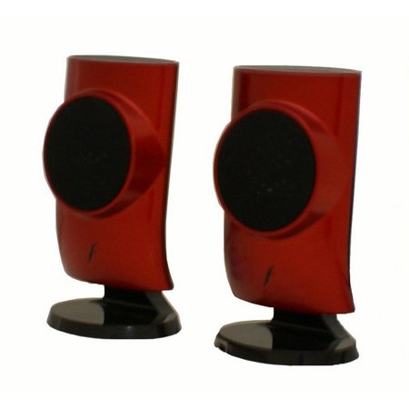 UNIQUE-New, 2 pc. Frisby USB Desktop Notebook Laptop Speakers