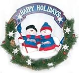 Atlanta Braves 20'' Team Snowman Wreath