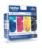 Brother Tintenpatronen LC-1100 Multipack (je 1x BK/M/C/Y)