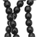 Czech Glass Druk Round 4mm Jet Black Druks (100 Beads) DK40001