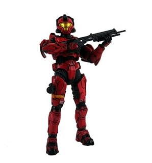 Halo 3 Series 2 Spartan Soldier CQB Red