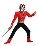 Red Ranger Samurai Classic Muscle Costume - Small (4-6)