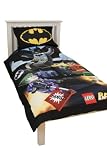 Character World Lego Batman Bang Single Panel Duvet Set