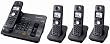 Panasonic KX-TG6074B 5.8 GHz Digital Cordless Answering System with 4 Handsets Panasonic KX-TG6074B 5.8 GHz Digital Cordless Answering System with 4 Handsets