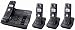 Panasonic KX-TG6074B 5.8 GHz Digital Cordless Answering System with 4 Handsets