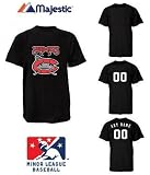 Carolina Mudcats 100% Cotton Crewneck Official Minor League Replica MiLB Jersey (Youth & Adult) *CUSTOMIZATION AVAILABLE