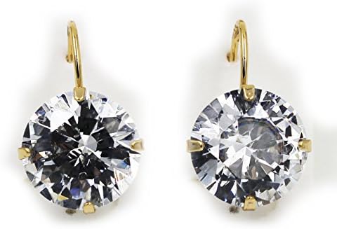 Qirher(TM) Fashion Elegant Lady Girls Bling Bling Ordinary Crystal Ear Stud Earrings (Grey)