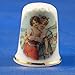 Porcelain China Collectable Thimble - Seaside Belles Free Gift Box