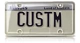 Custom Accessories 92520 License Plate Cover Clear