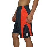 Boys True Fan MLB Detroit Tigers Mesh Sport Shorts - Blue & Orange (Size: M(12) )