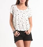 Nollie Womens Fly Away Print Tee – White X Med Size
