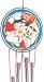 Betty Boop~ Betty Boop Wind Chime~ Rare Wind Chime!!~ Approx 22