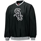 Nike - Nike Chicago White Sox Black Tackle Twill Windshirt