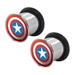 00 Gauge Captain America Steel Tunnel Plugs Set