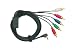 Video Games : PSP2 Gold Plated Component AV Cable