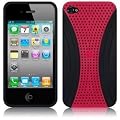 iPhone 4S / iPhone 4 4G Pink Black Smart Grip Flexible Silicone Hard Case Cover Protector from The Keep Talking Shop iPhone 4th Generation Accessories Collection