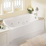 American Standard 2461.002 Cambridge 5' Bathtub, Right hand outlet, White