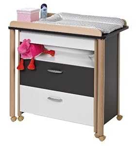 Geuther meuble &agrave; langer Ella avec baignoire: B&eacute;b&eacute;s