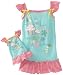 Dollie & Me Girls 2-6X Cupcake Sleep Set with Doll Garment, Pink/Blue, 3