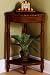 Corner Anywhere Table Wood Top Walnut