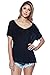 A+D® Womens Sexy Relaxed Modal Knit V-Neck Loose T-Shirt Top