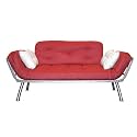 Mali Red and White Flex Futon