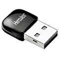 Hercules - HWGUn-54 - Cl� USB Wireless G nano - D�bits jusqu'� 150Mbps - Bouton WPS - Noir