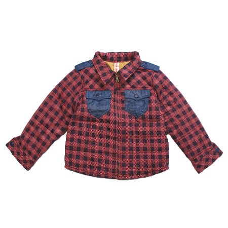 （キュポップ） CUPOP Denim Kids 長袖 シャツブルゾン