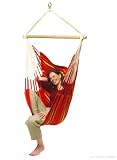 Eigenschaften La Siesta  / Hängestuhl Hängesessel Currambera 105x140 rot bis 130 kg