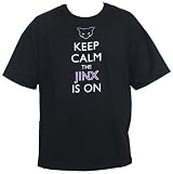 Keep Calm and the Jinx is On Black Short Sleeve Shirt