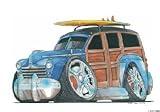 Review The Moneyman  / FORD WOODY SURF WAGON KOOLART image CERAMIC MUG 1360