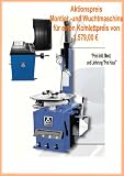 Reifenmontiermaschine A 121 + Reifenwuchtmaschine A 100 komplett als Set