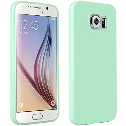 Galaxy S6 Case, EnGive [Candy Color TPU Protection] Samsung Galaxy S6 Case [Turquoise]