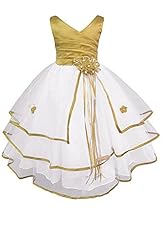 Girls Ankle Length Flower-Girl Dress/Pageant Dress 