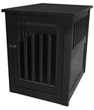 Dynamic Accents 42165 Medium End Table Crate - Antique Black