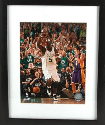 (13x16) Framed Boston Celtics Kevin Garnett Sports Poster Print