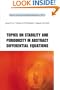 Topics On Stability And Periodicity In Abstract Differential Equations (Series on Concrete and Applicable Mathematics)