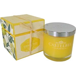 Lemon Sage Castelbel Scented Jar Candle, 35 Hour Burn Time