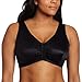 Glamorise Women's Complete Comfort Front Close Leisure Bra, Black, 42DD/F