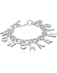 Kenneth Cole New York "Bracelet Item" Silver How Charming Charm Toggle Bracelet, 7.5"